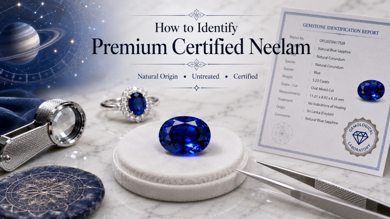 how to identify premium certified neelam