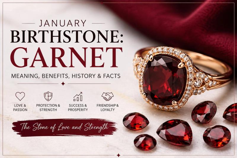 January Birthstone Garnet: Meaning, Benefits, History & Interesting Facts