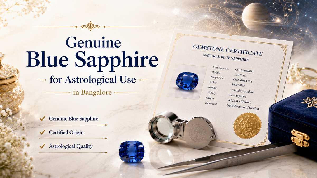 Where to Find Genuine Gemstones in Bangalore for Astrological Use