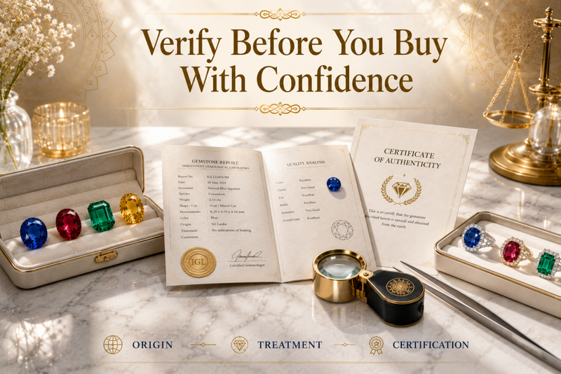 verify gemstone authenticity with confidence