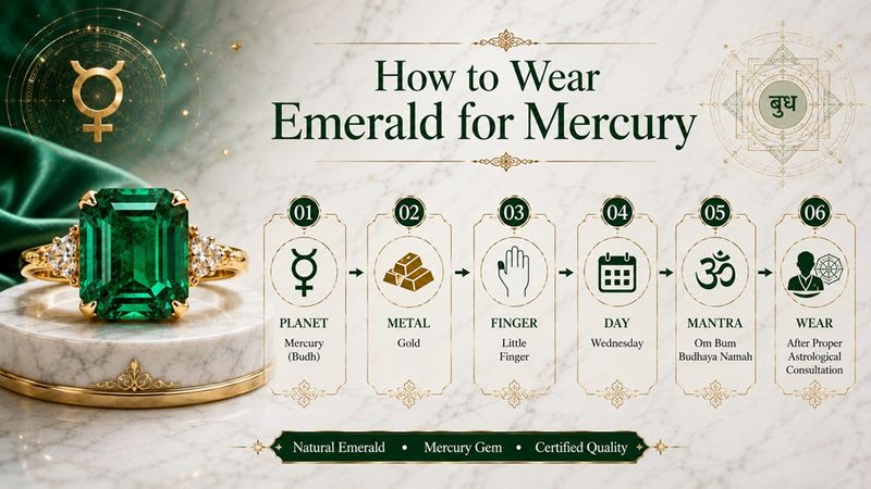 how to wear emerald for mercury