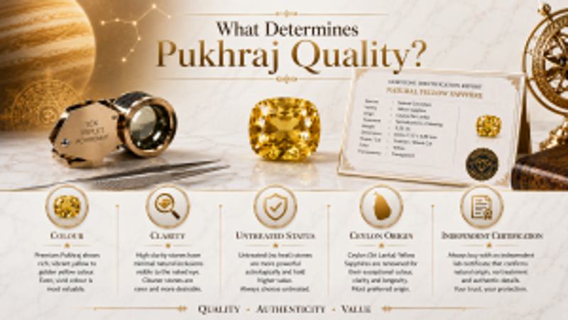 what determine pukhraj quality