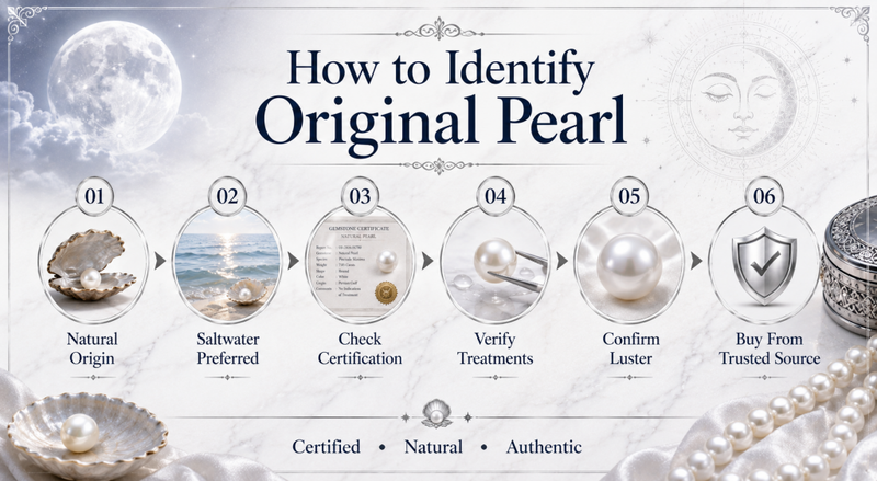 how to identify original pearl