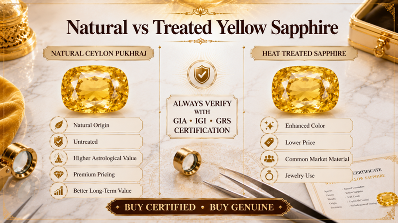 natural vs treated yellow sapphire
