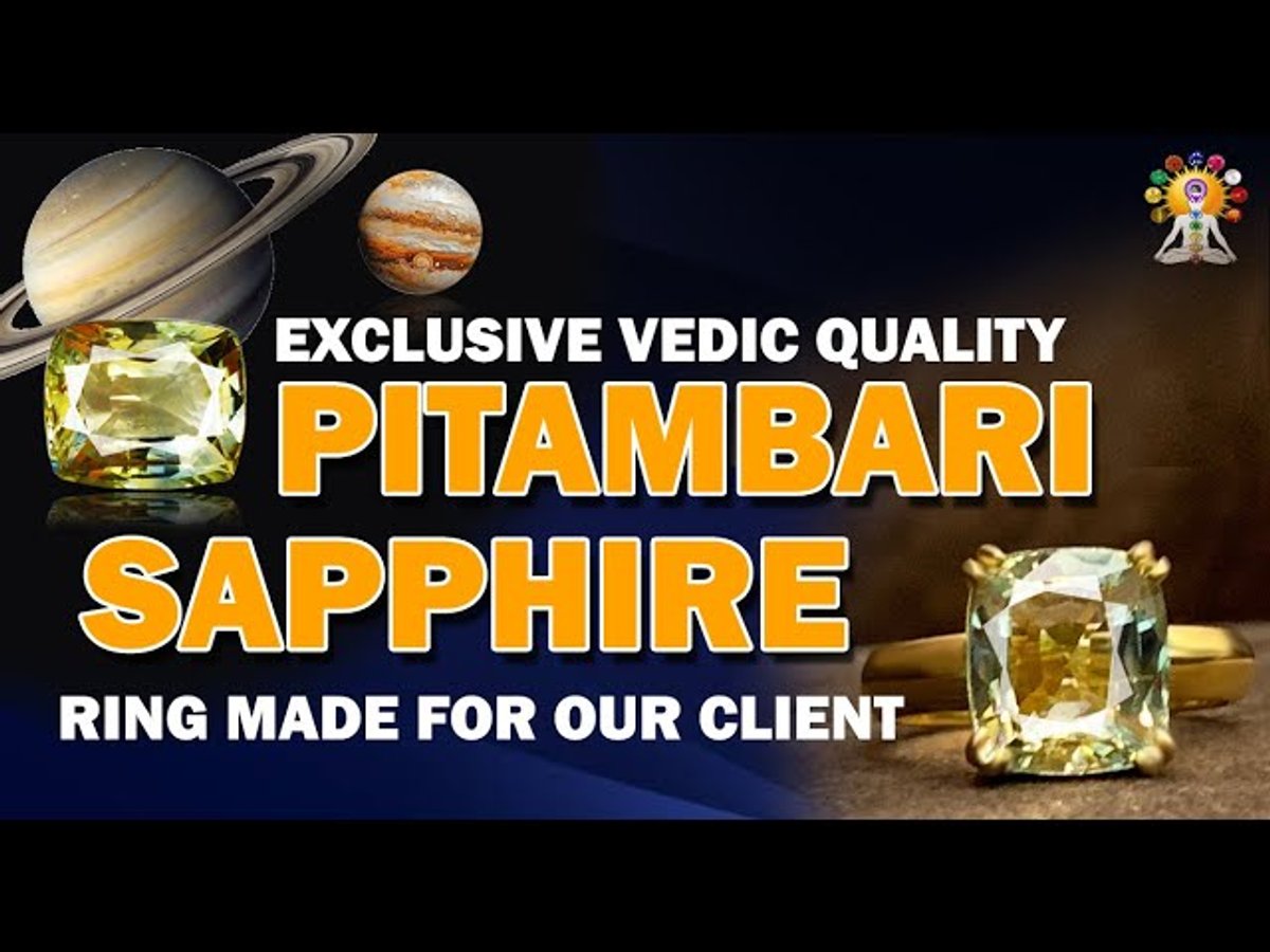 Pitambari Sapphire: A Rare Combination of Blue and Yellow Sapphire