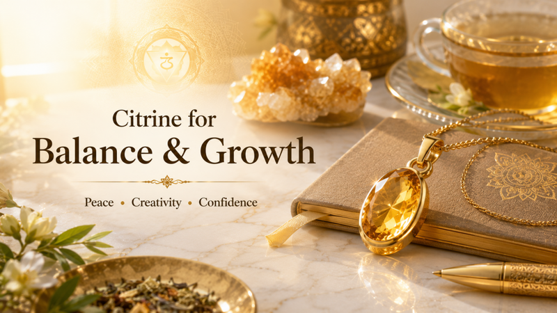 citrine for balance and growth