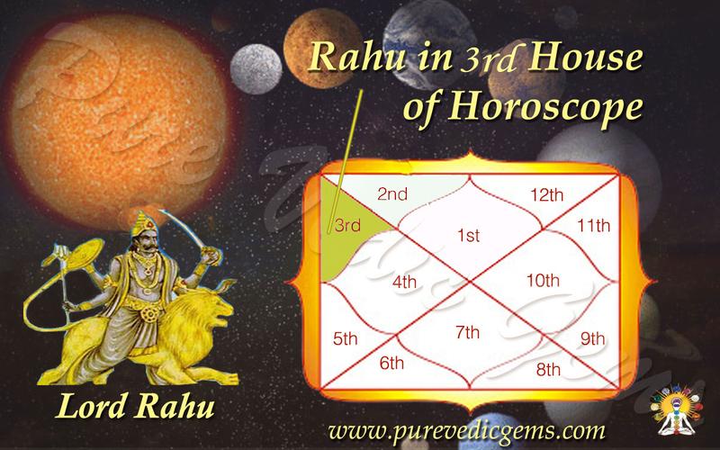 Benefits of Rahu in 3rd House of Horoscope