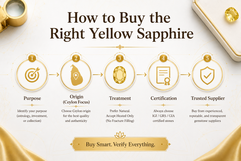 how to buy the right yellow sapphire