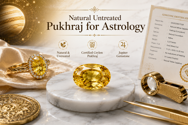 Natural Untreated Pukhraj Gemstone for Astrology | Buying Guide