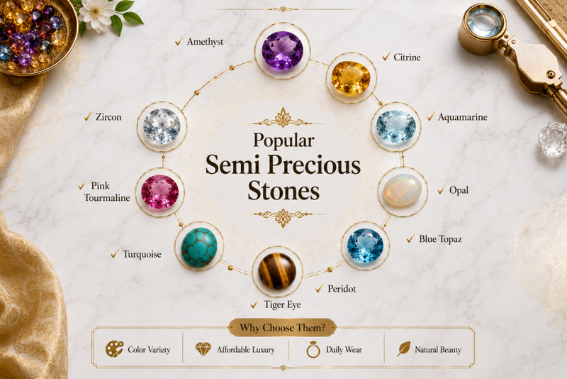 popular semi precious stones