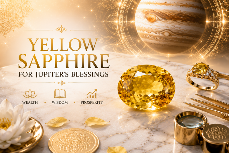 yellow sapphire for jupiters blessings