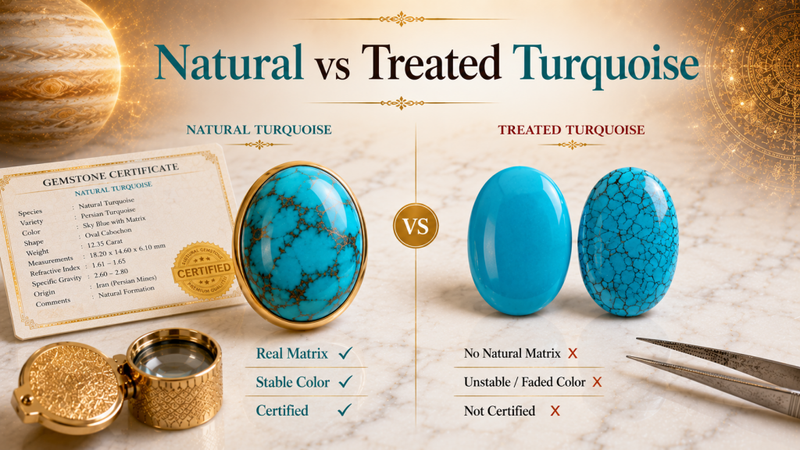 natural vs treated turquoise