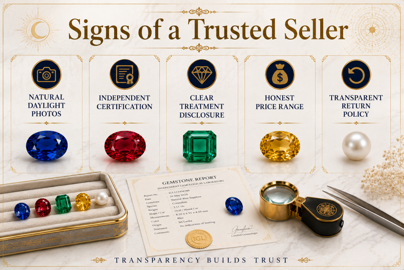 signs of a trusted seller
