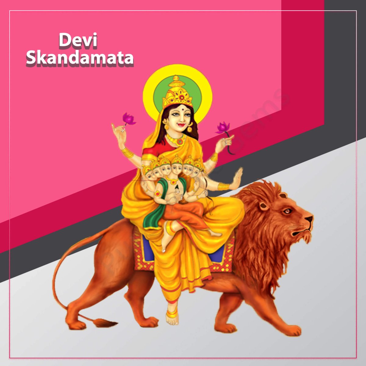 Fifth Manifestation of Goddess Durga-(Maa Skandamata )
