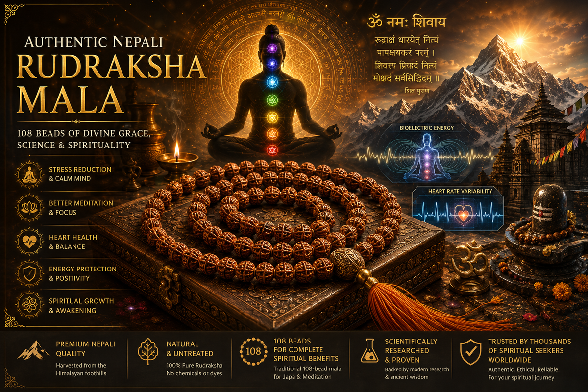 Rudraksha Mala Benefits: What Wearing One Daily Actually Does