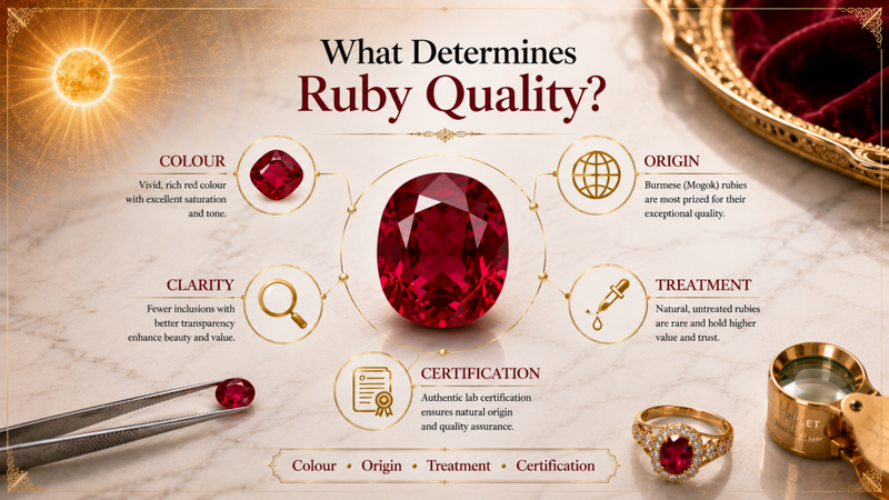 what determines ruby quality