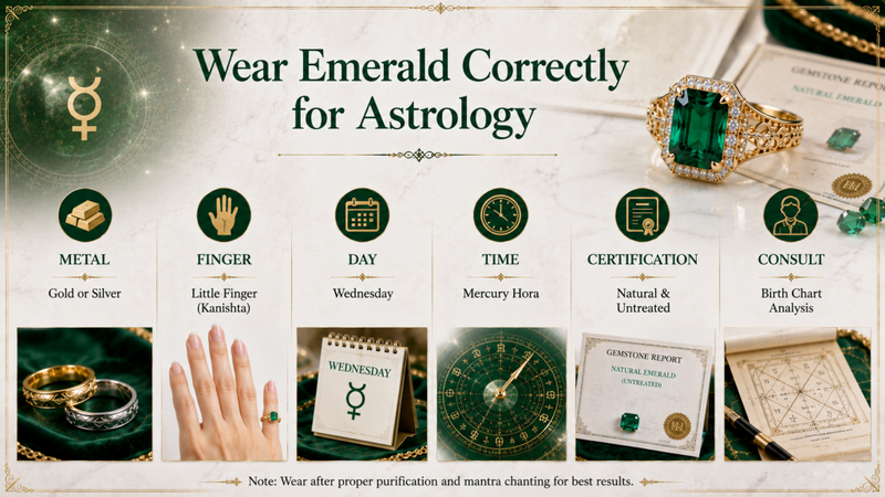 wear emerald correctly for astrology