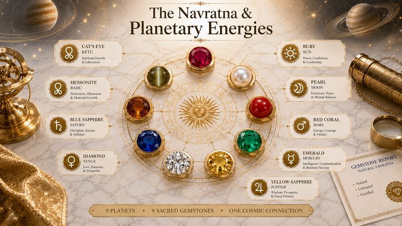 the navratnas and planetary energies
