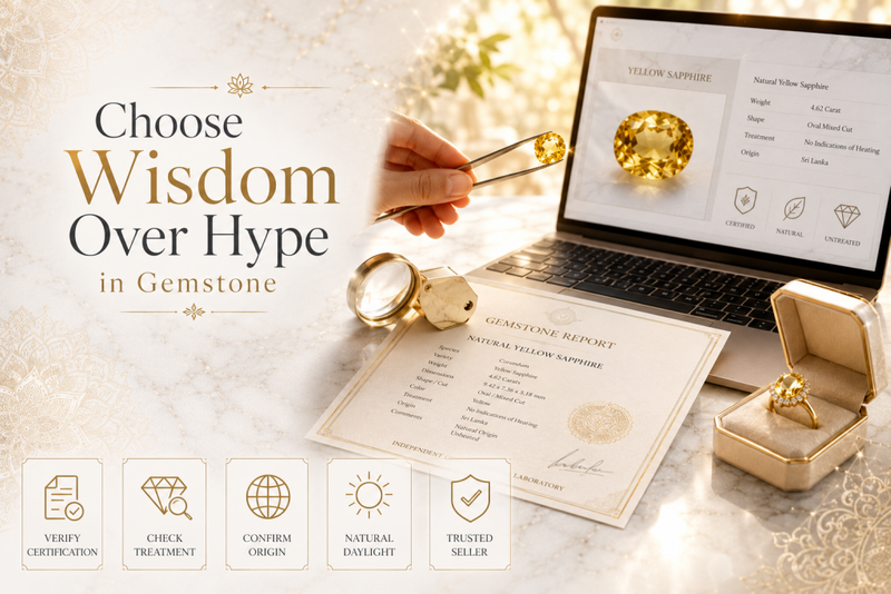 choose wisdon over hype in gemstone