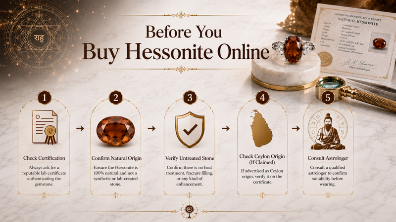 before you buy hessonite online