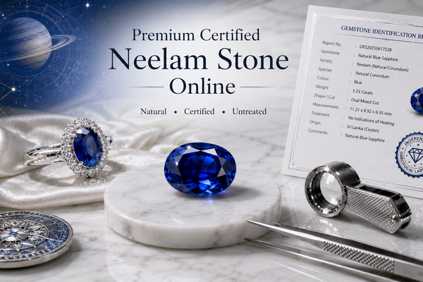 Premium Certified Neelam Stone Online in India | Buying Guide