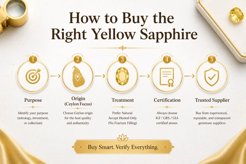 Best Yellow Sapphire Gemstones Suppliers to Trust for Your Pukhraj Purchase