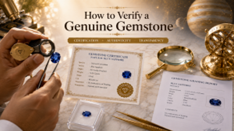 how to verify a genuine gemstone