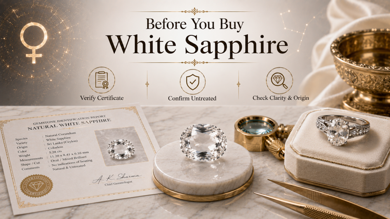 before you buy white sapphire