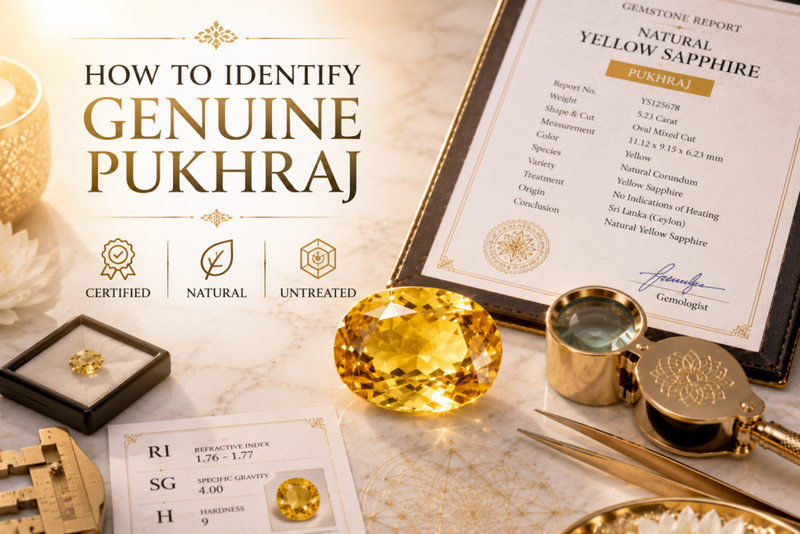 how to identify genuine yellow sapphire