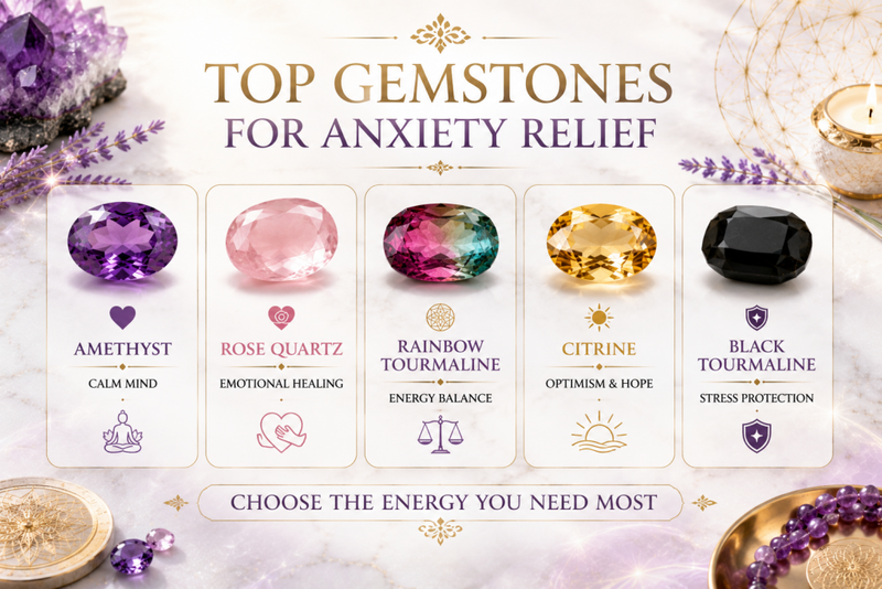 top gemstones for anxiety relief