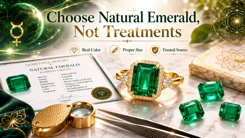 choose natural emeralds not treatments