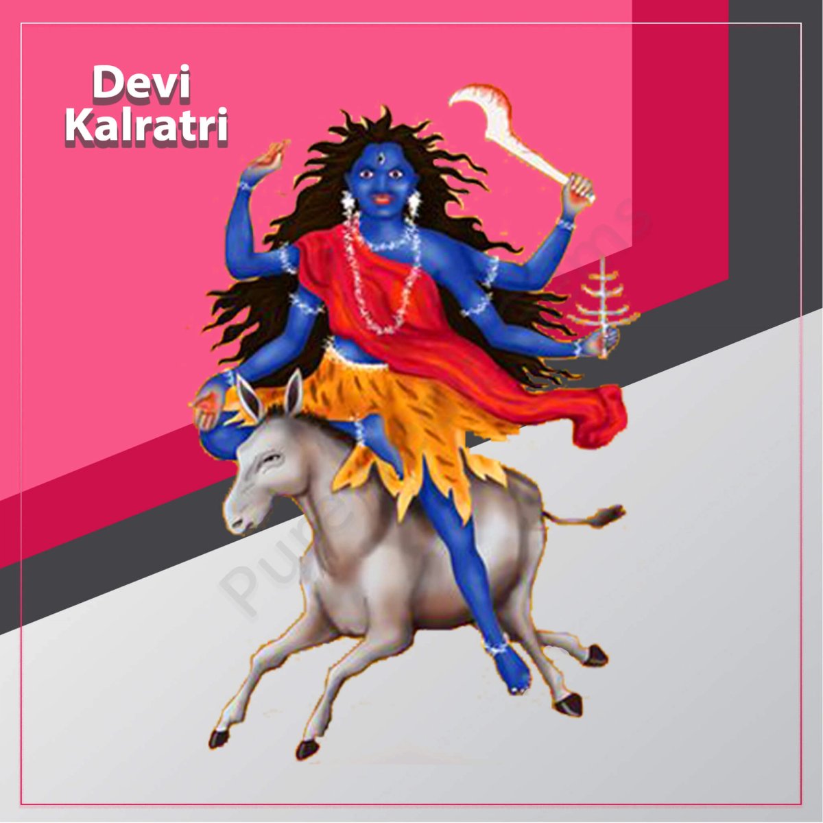 Seventh Manifestation of Goddess Durga-(Maa Kalaratri)