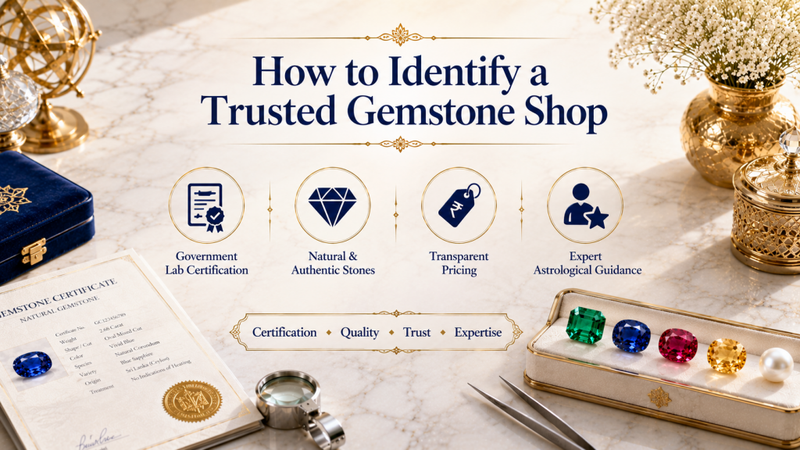 how to identify a trusted gemstone shop