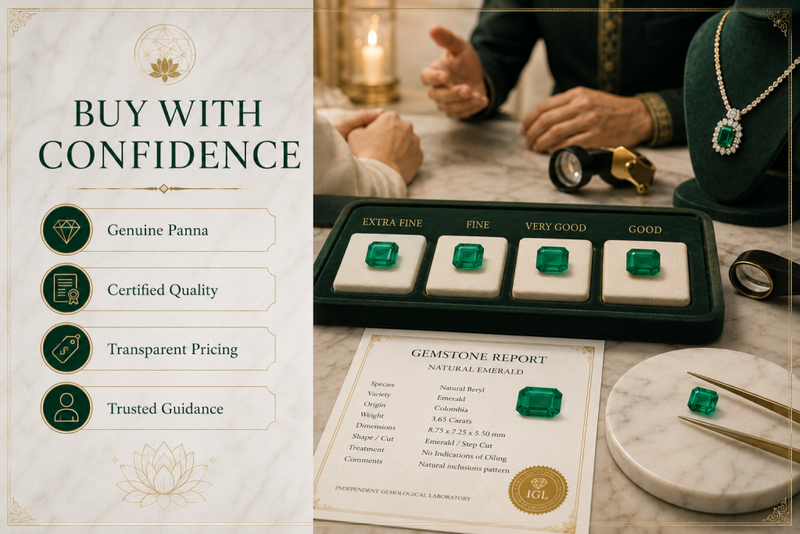 buying emerald with confidence