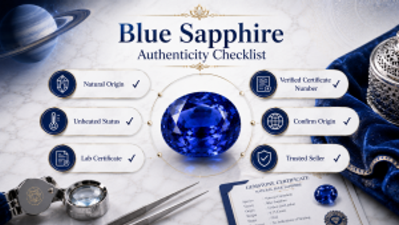 blue sapphire authenticity checklist
