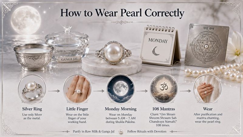 how to wear pearl correctly
