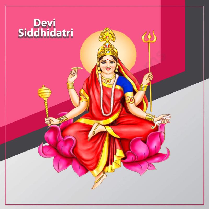 Ninth Manifestation of Goddess Durga-(Maa Siddhidatri)