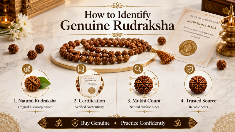 how to identify genuine rusraksha