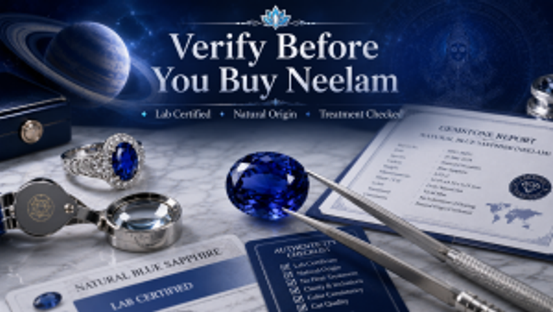 verify before you buy neelam