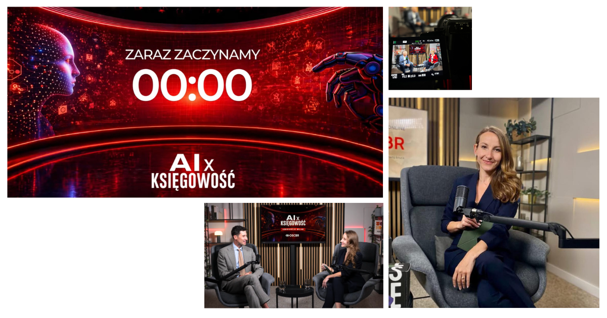 Studio konferencji AI × KSIĘGOWOŚĆ: odliczanie do startu i rozmowa na scenie