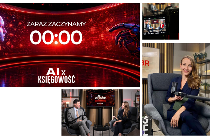 Studio konferencji AI × KSIĘGOWOŚĆ: odliczanie do startu i rozmowa na scenie