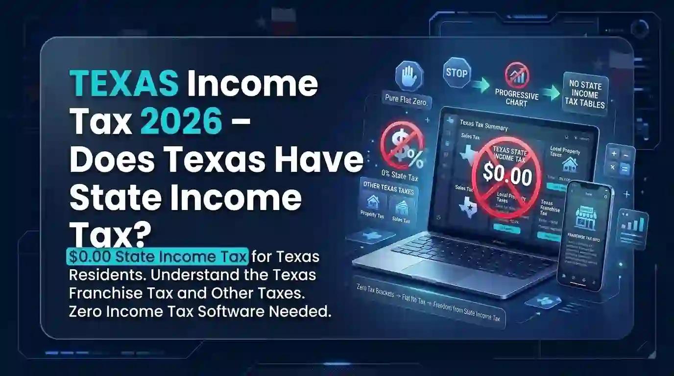 Texas Income Tax 2026: Does Texas Have State Tax?