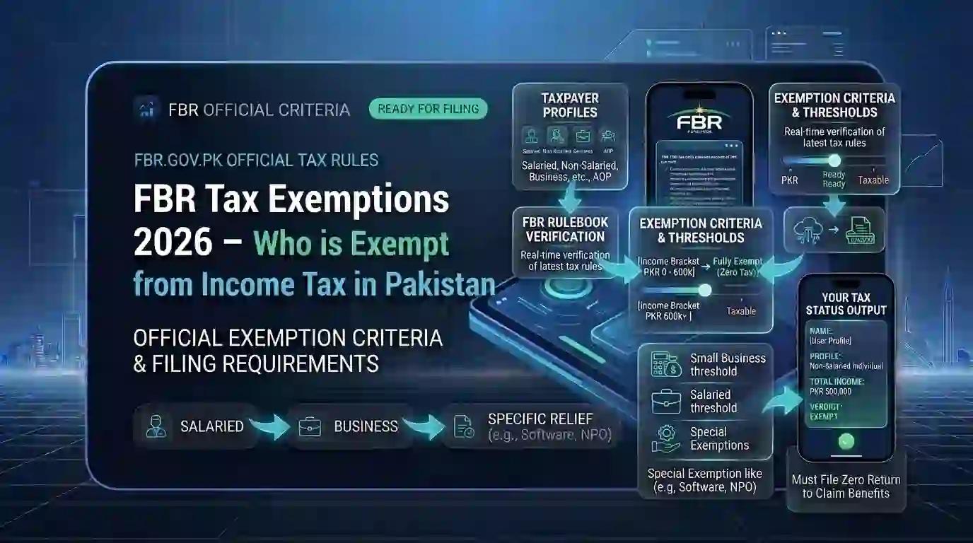 FBR Tax Exemptions 2026: Who Is Exempt in Pakistan?