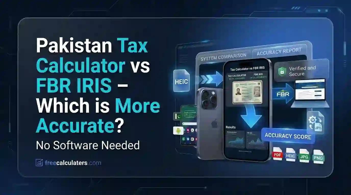Pakistan Tax Calculator vs FBR IRIS – 2026 Accuracy Guide