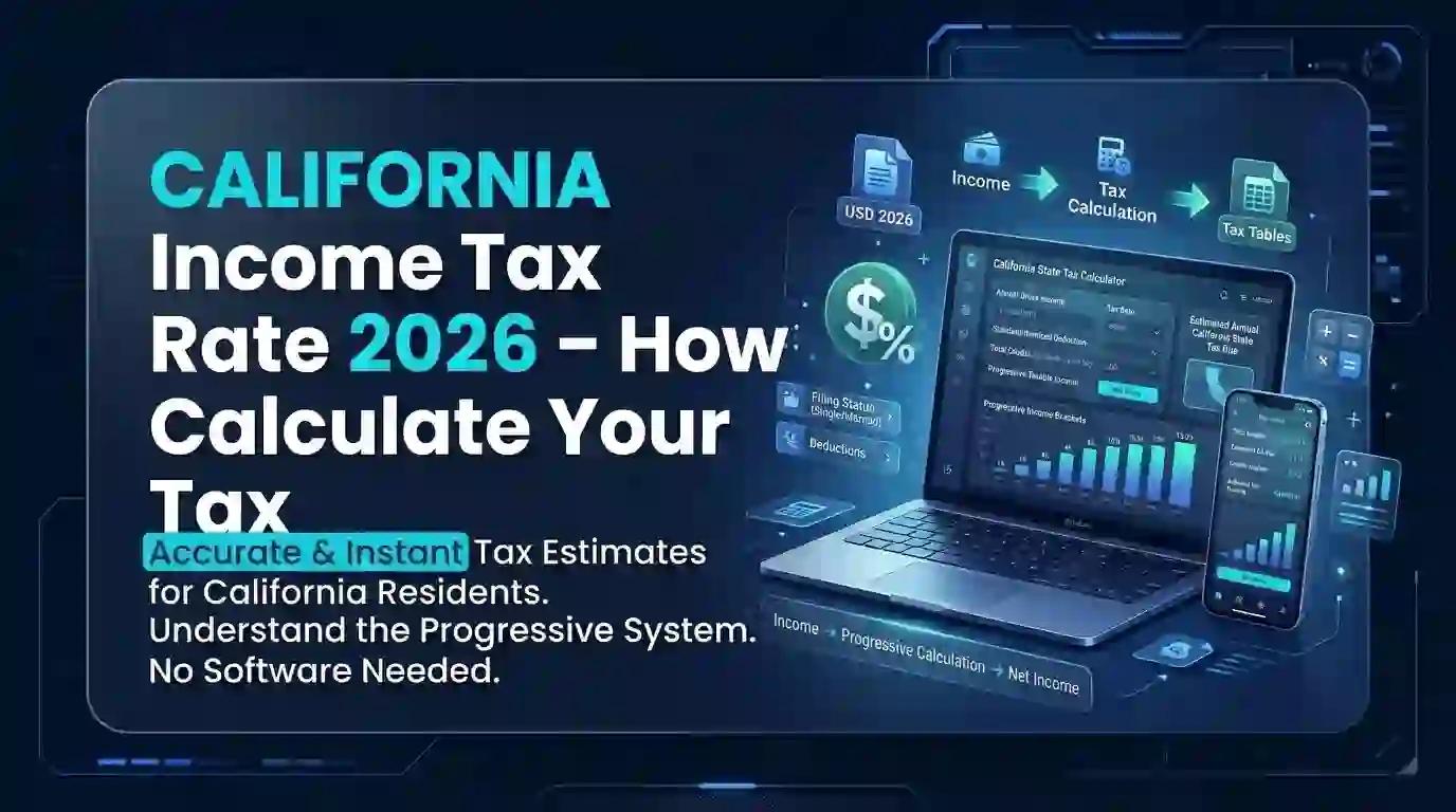 California Income Tax Rate 2026 – How to Calculate It