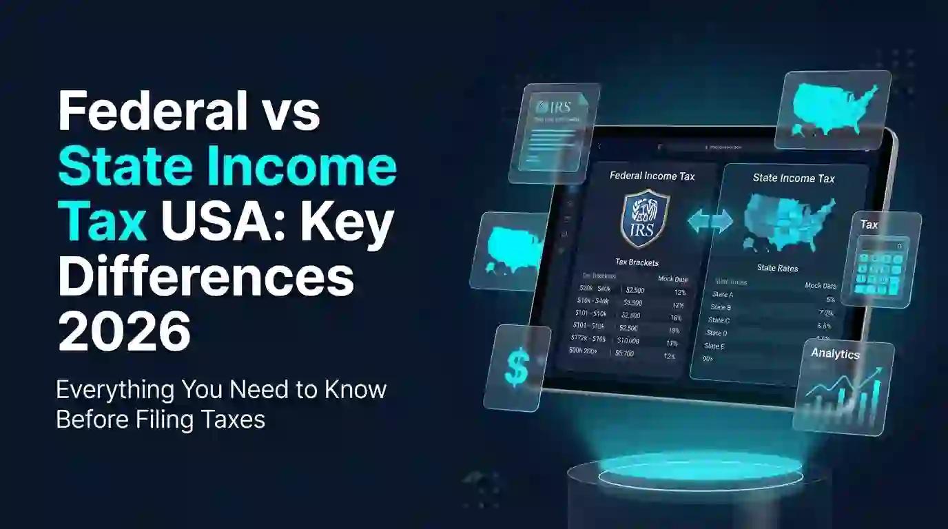 Federal vs State Income Tax USA: Key Differences 2026