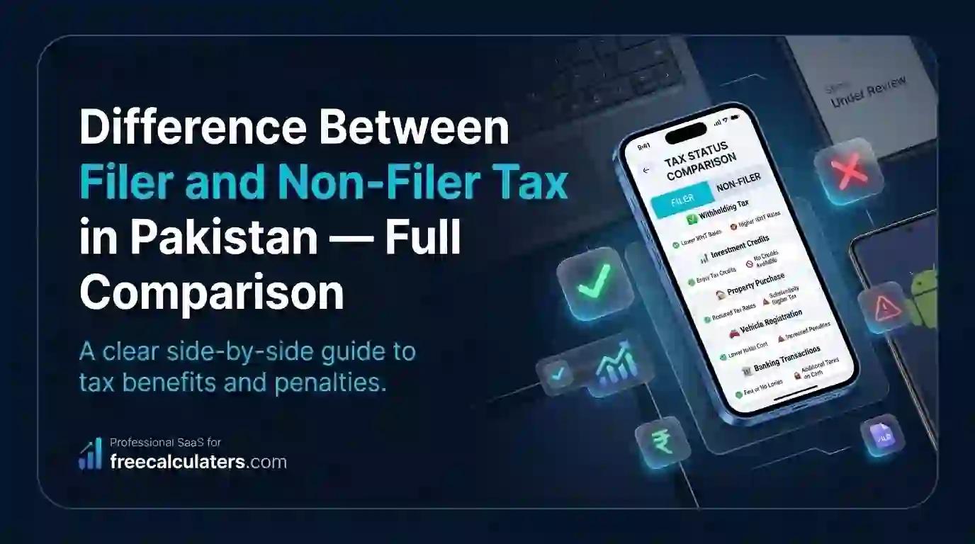 Filer vs Non-Filer Tax in Pakistan: Full Comparison