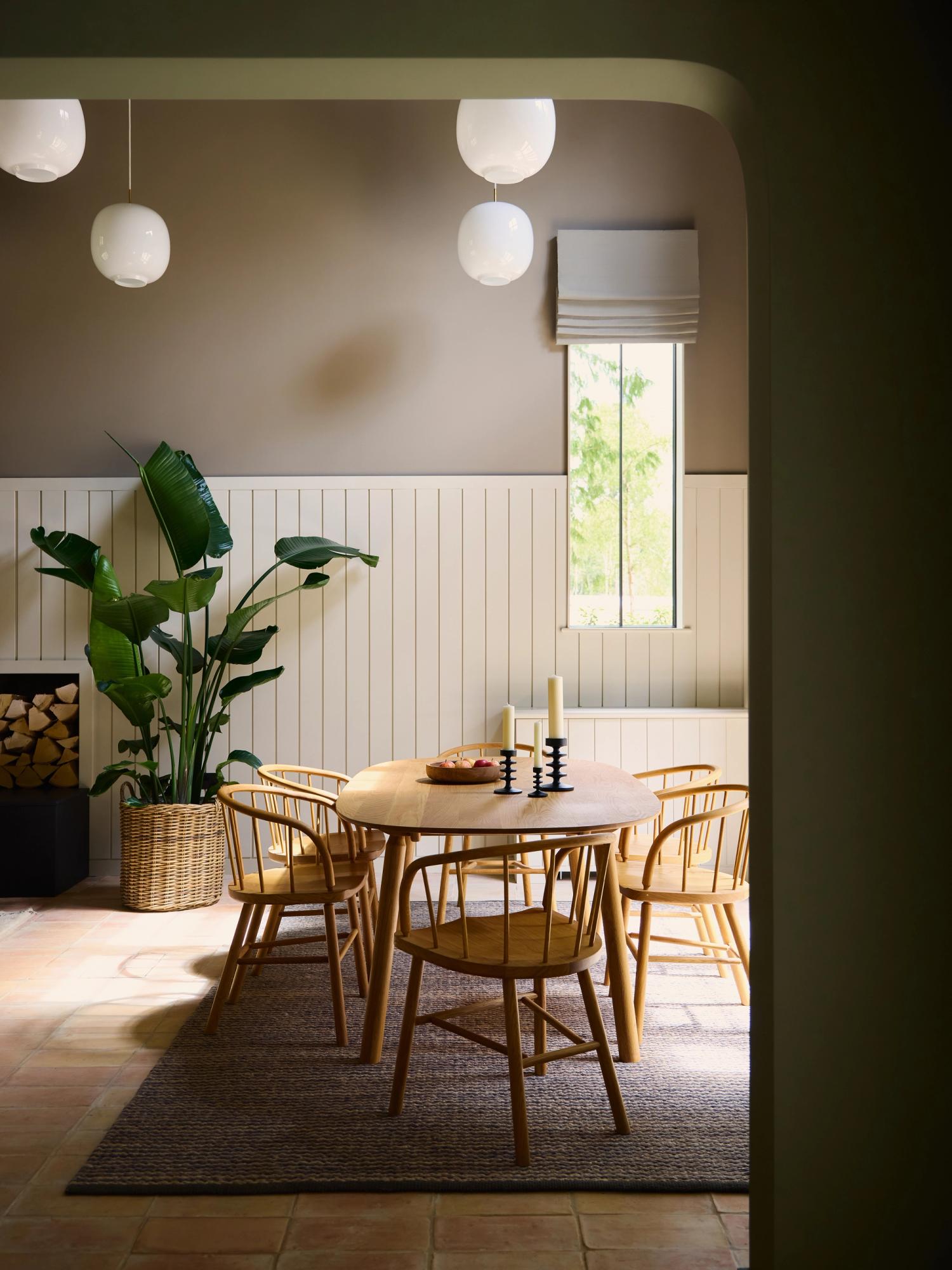 Dining room oxfordshire cottage studio mellersh