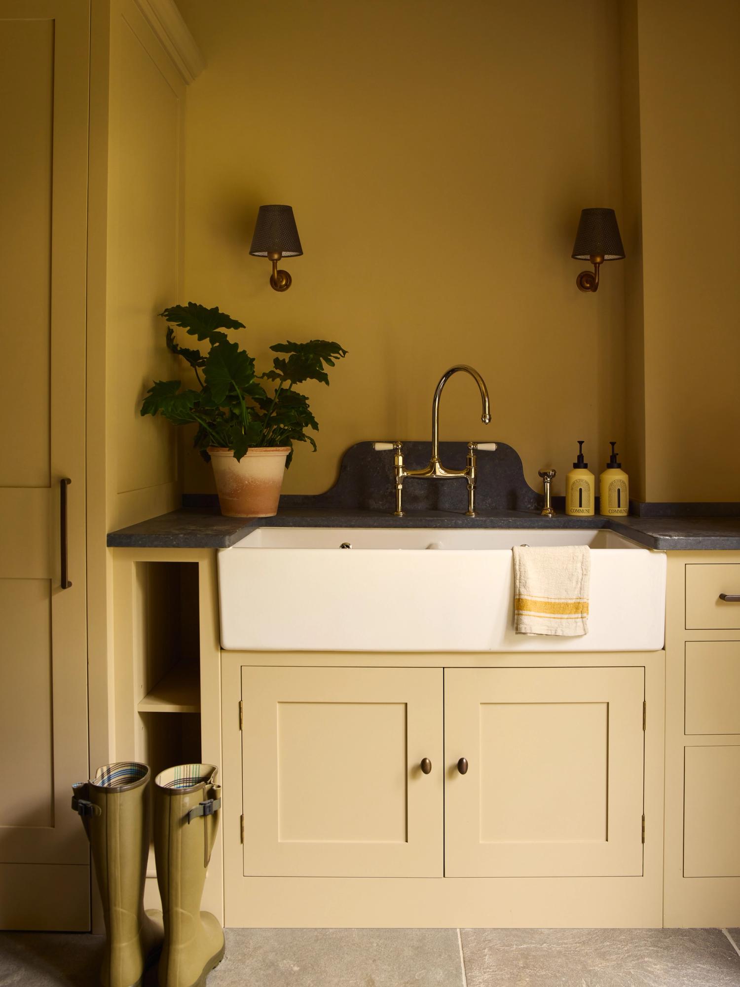 Boot room cotswolds country home Studio Mellersh 