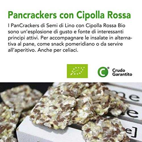 Crackers Crudi Con Semi Di Lino E Cipolla Rossa Bio 4